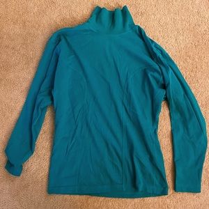 Teal Turtleneck Long sleeve